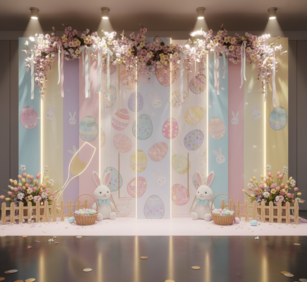 Easter themed photo zone